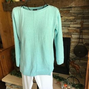 NWT Talbots Robins Egg Blue Sweater Size Medium